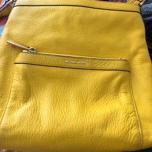 Michael Kors Yellow Cross Body Bag